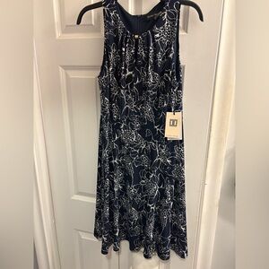 Ivanka Trump Sleeveless Dress floral